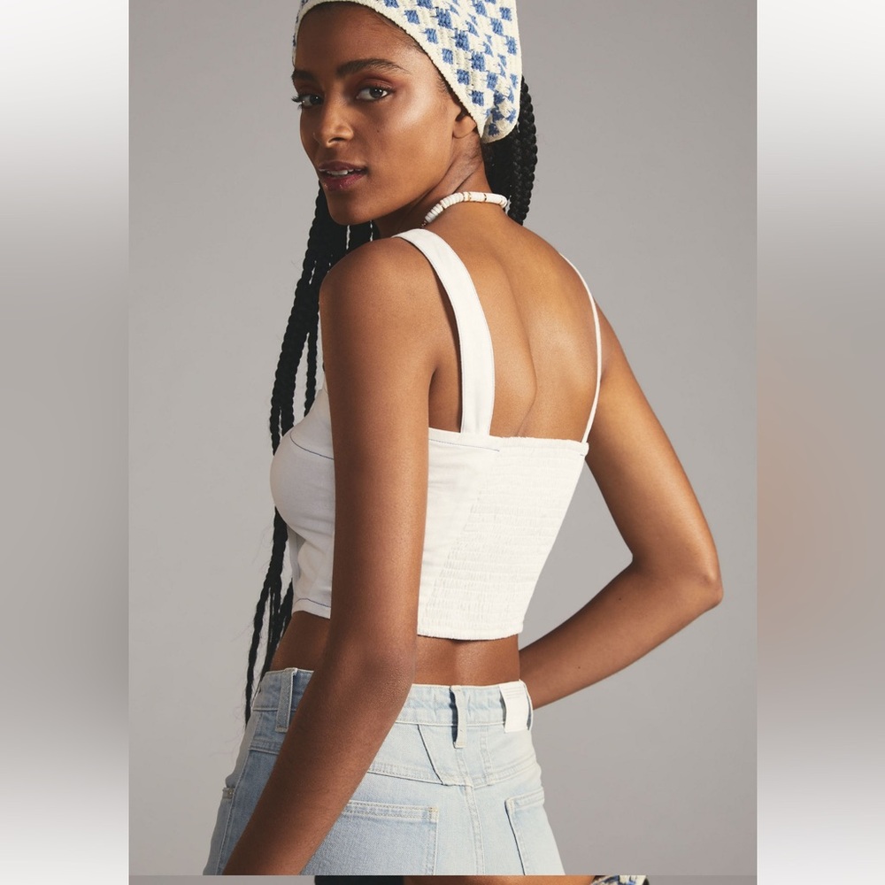 Anthro Maeve button front tank - Picture 3 of 8